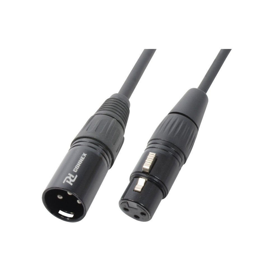 PD - Connex CX35 - 6 - Cable Macho XLR - Hembra XLR, negro, 6m - Tempo Shop