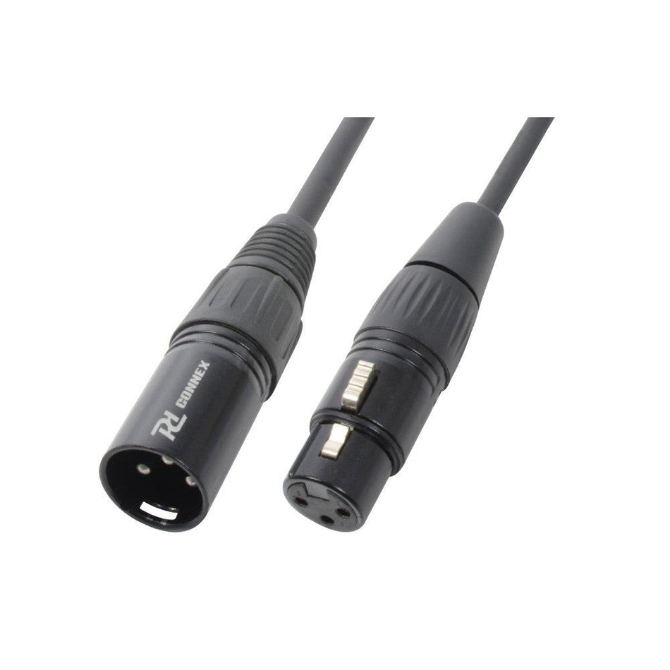 PD - Connex CX36 - 12 - Cable Macho XLR - Hembra XLR, negro, 12m - Tempo Shop