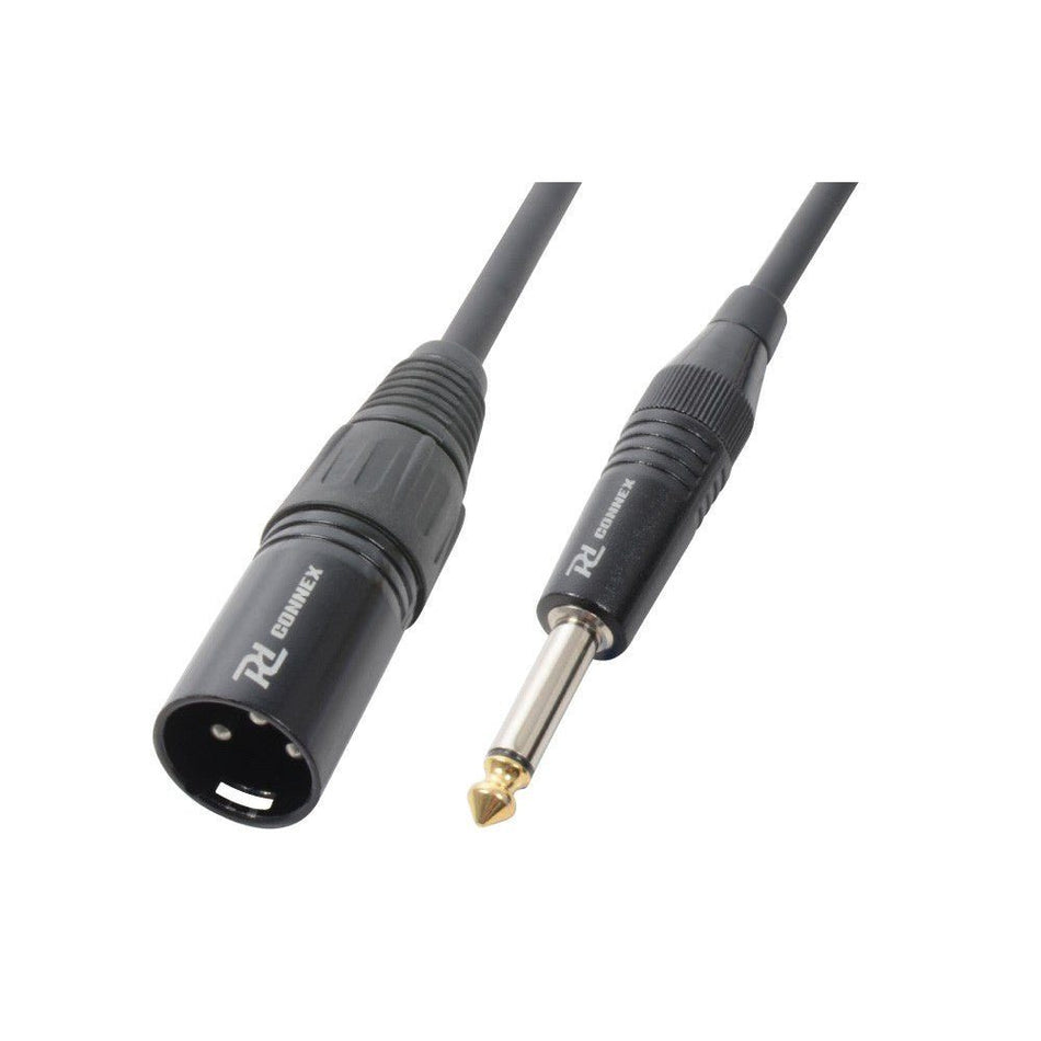 PD - Connex CX38 - 8 - Cable XLR macho - Jack 6.3 mono 8.0m - Tempo Shop