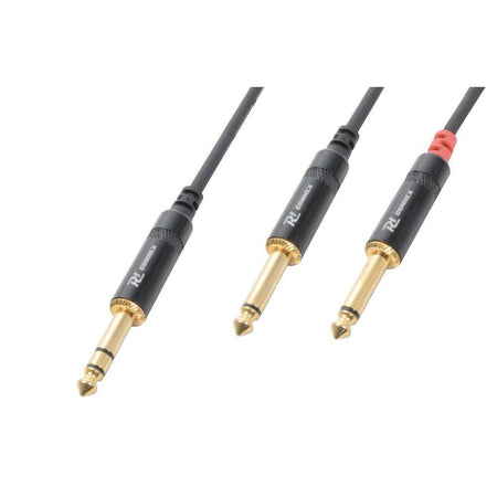 PD - Connex CX76 - 3 - Cable 6.3 Stereo - 2x6.3 Mono 3.0m - Tempo Shop