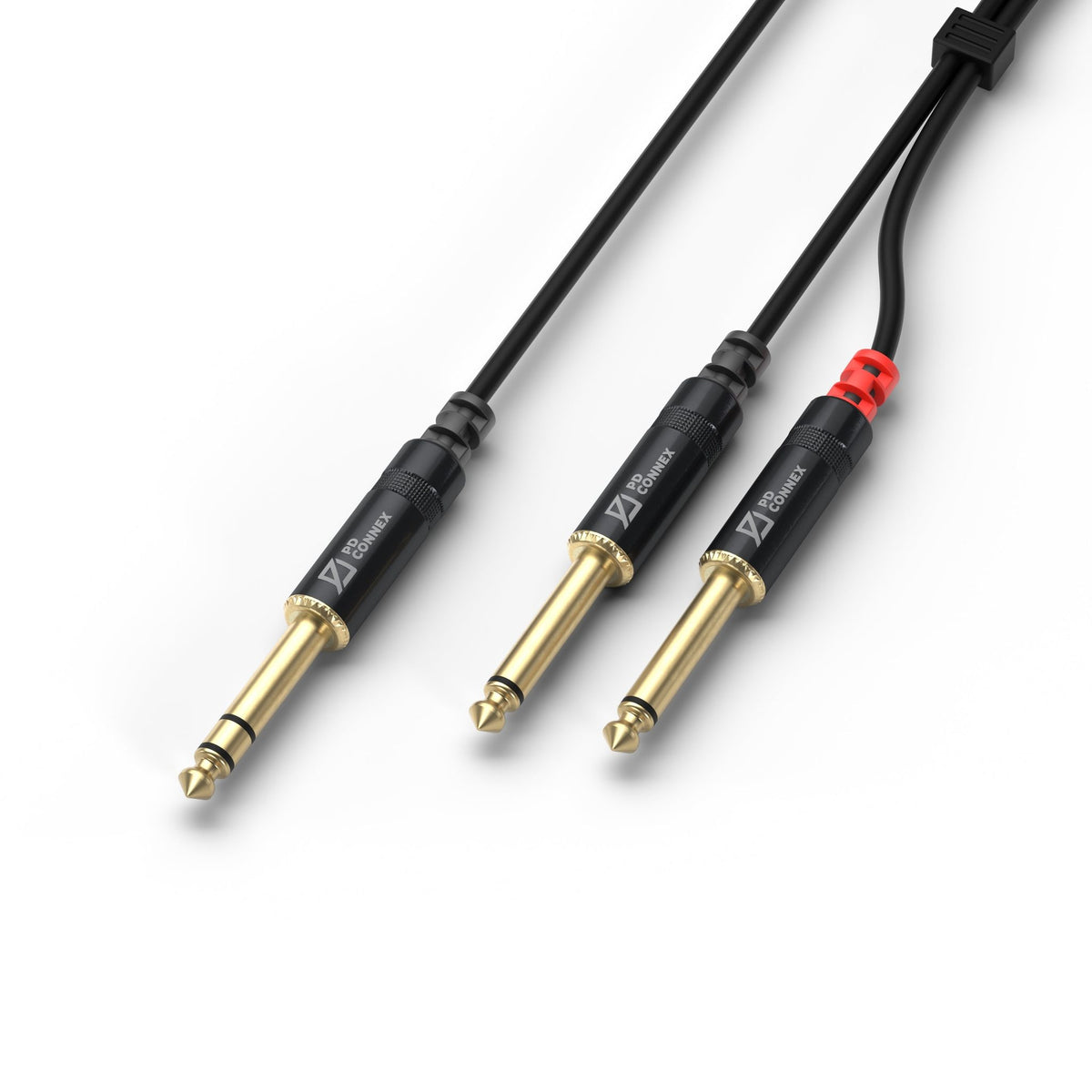 PD-Connex CX76-6 - Cable de Señal Profesional Jack Estéreo a Doble Jack Mono
