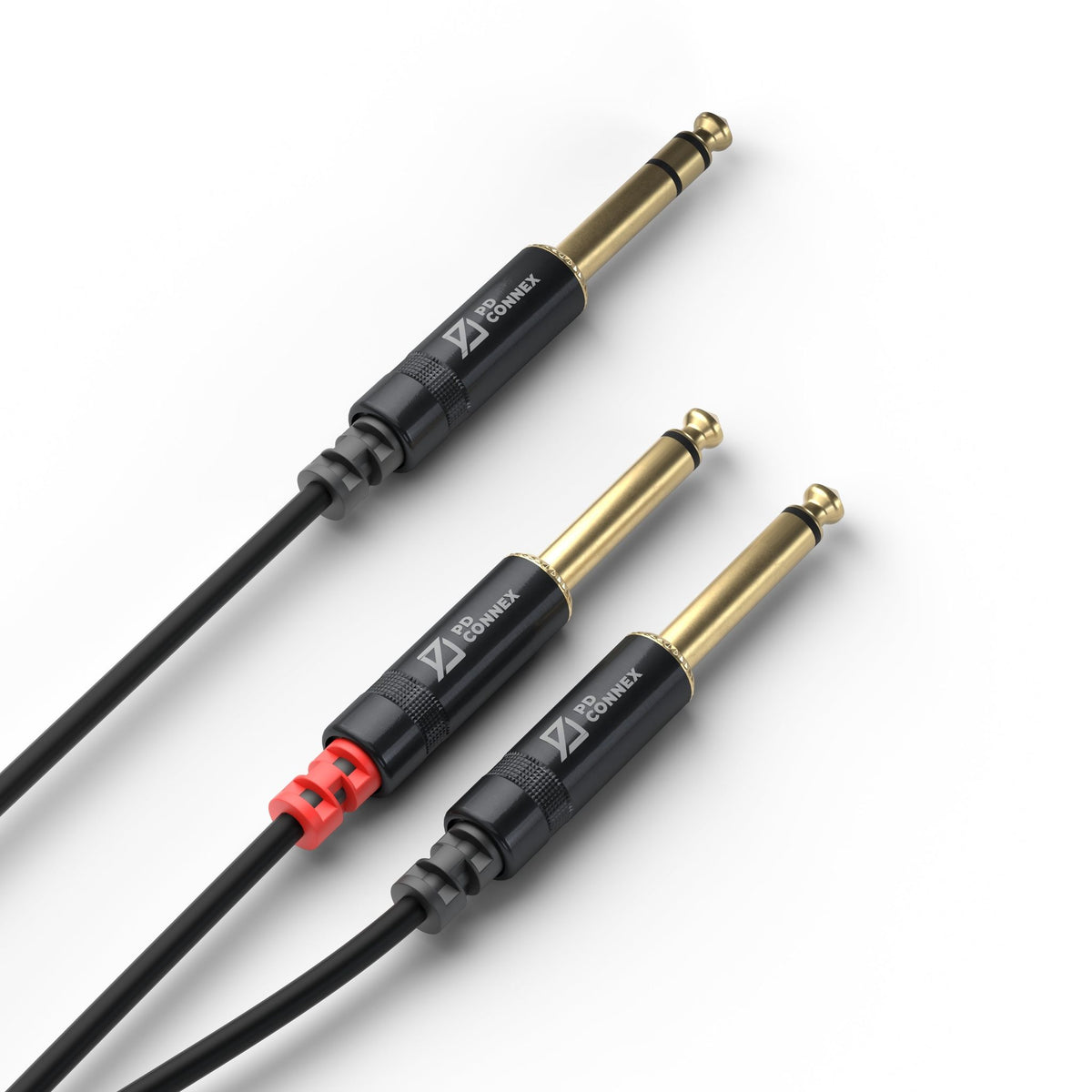 PD-Connex CX76-6 - Cable de Señal Profesional Jack Estéreo a Doble Jack Mono
