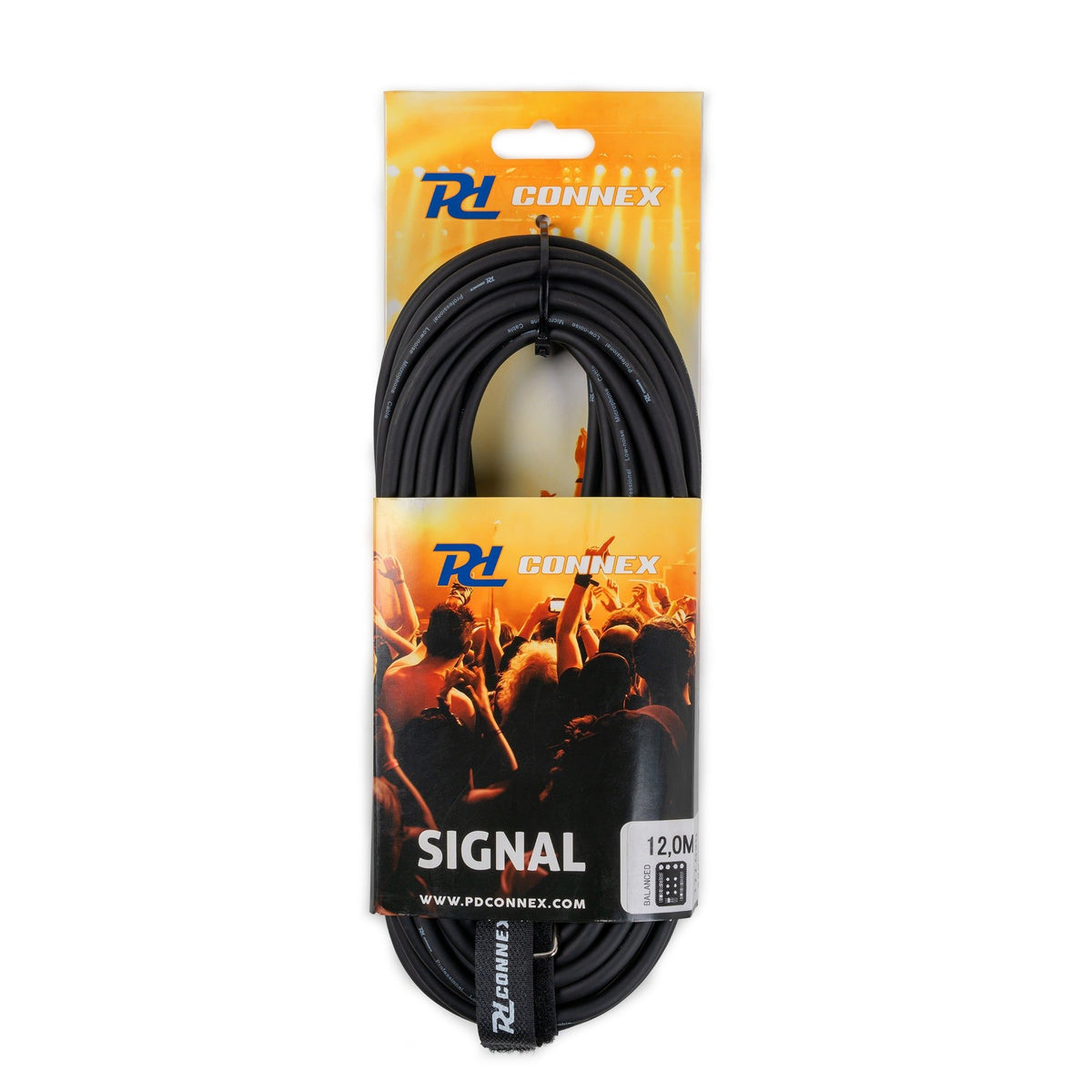 PD-Connex CX80-12 - Cable Profesional Jack Estéreo a Jack Estéreo, 12 Metros