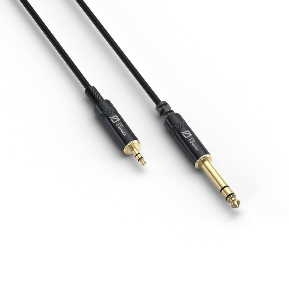 PD-Connex CX82-1 - Cable de Audio Estéreo de 3.5mm a 6.3mm (1.5 metros)