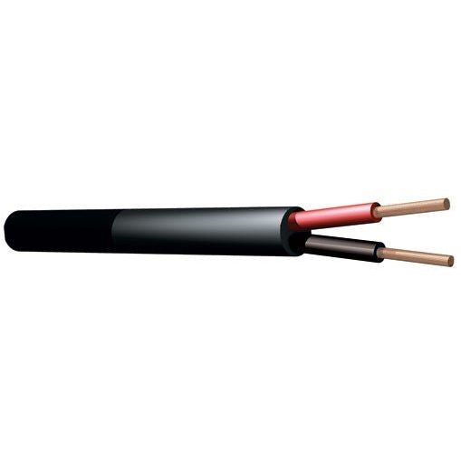 PD - Connex RX12 - Cable altavoz linea de 100V, 2 x 1.5mm, 15A, Negro. 100m - Tempo Shop
