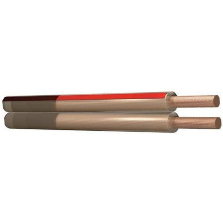 PD - Connex RX18 - Cable paralelo altavoz transparente, 2 x 2.5mm, 25A, Transparente, 100m - Tempo Shop