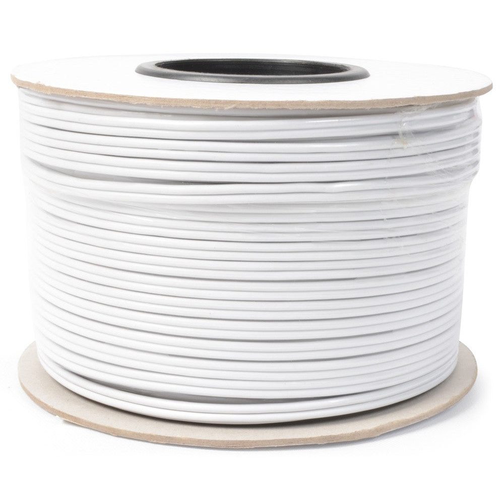 PD - Connex RX28 - Cable paralelo altavoz resistente, 2 x 1,5mm, 13A, Blanco, 100m - Tempo Shop
