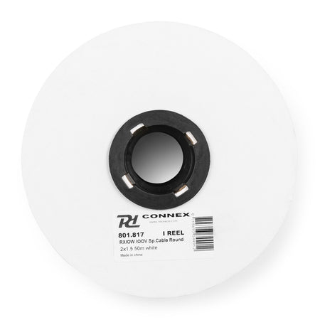 PD - Connex RX10W - Cable altavoz linea de 100V, 2 x 1.5mm, 15A, Blanco, 50m - Tempo Shop