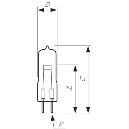 Philips 42667350 - Lámpara BI - PIN 95W 17V 14623 G6.35 - Tempo Shop