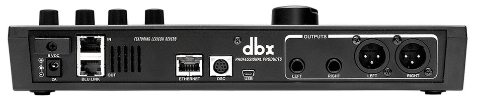 dbx PMC16 - Controlador de monitor personal de 16 canales con BLU link y reverb Lexicon