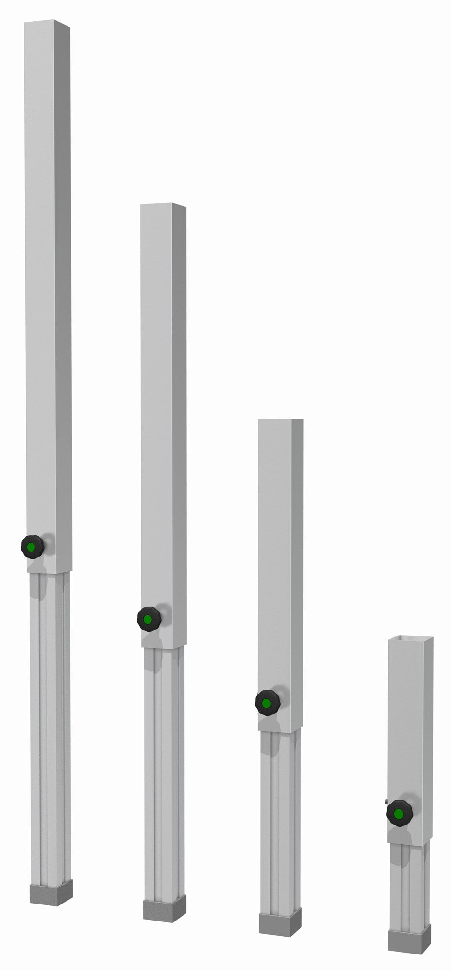 Power Dynamics 750TL - Pata telescópica 40 - 60cm (pack de 4) - Tempo Shop