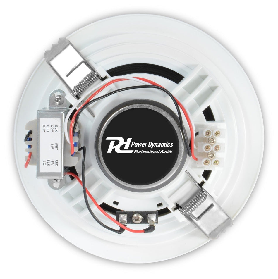 Power Dynamics 952.530 - Altavoz de techo 100V 5" Basic Blanco - Tempo Shop