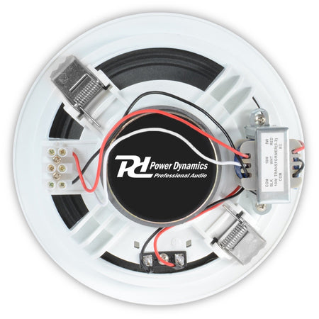 Power Dynamics 952.533 - Altavoz de techo 100V 6.5" Basic Blanco - Tempo Shop