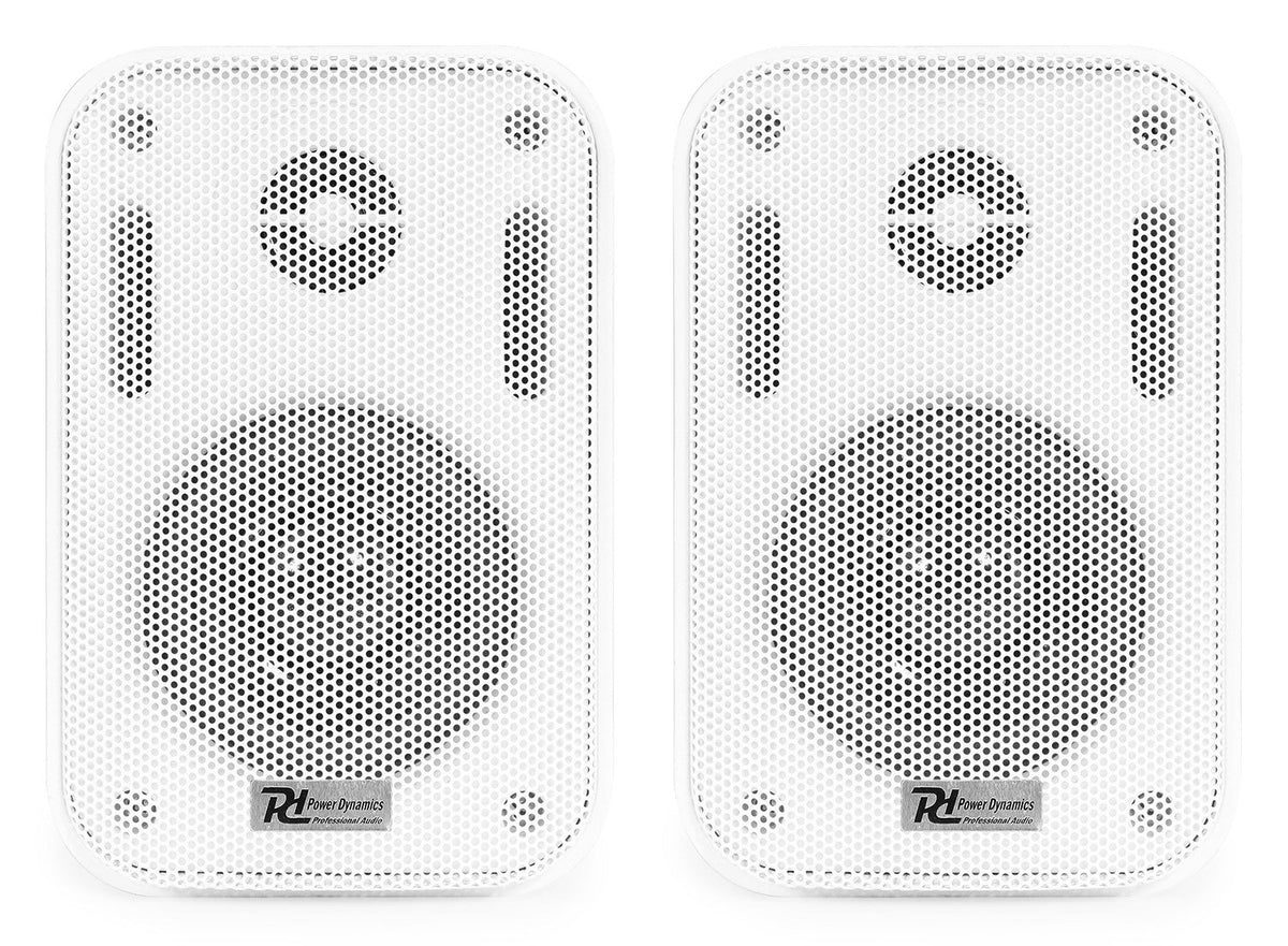 Power Dynamics BC30V - Pareja de altavoces blanco IPX5 100V 3" 60W - Tempo Shop