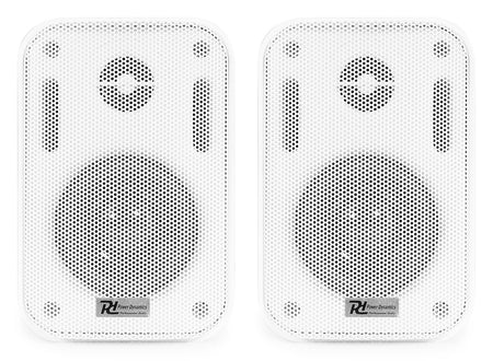 Power Dynamics BC30V - Pareja de altavoces blanco IPX5 100V 3" 60W - Tempo Shop