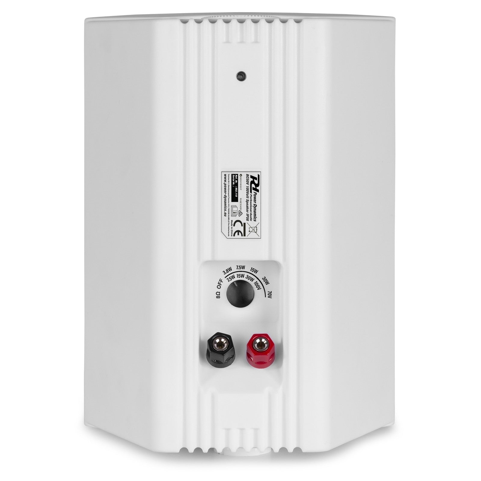 Power Dynamics BC50V - Pareja altavoces Blanco 100V 8 Ohm 5,25" 120W - IPX5 - Tempo Shop