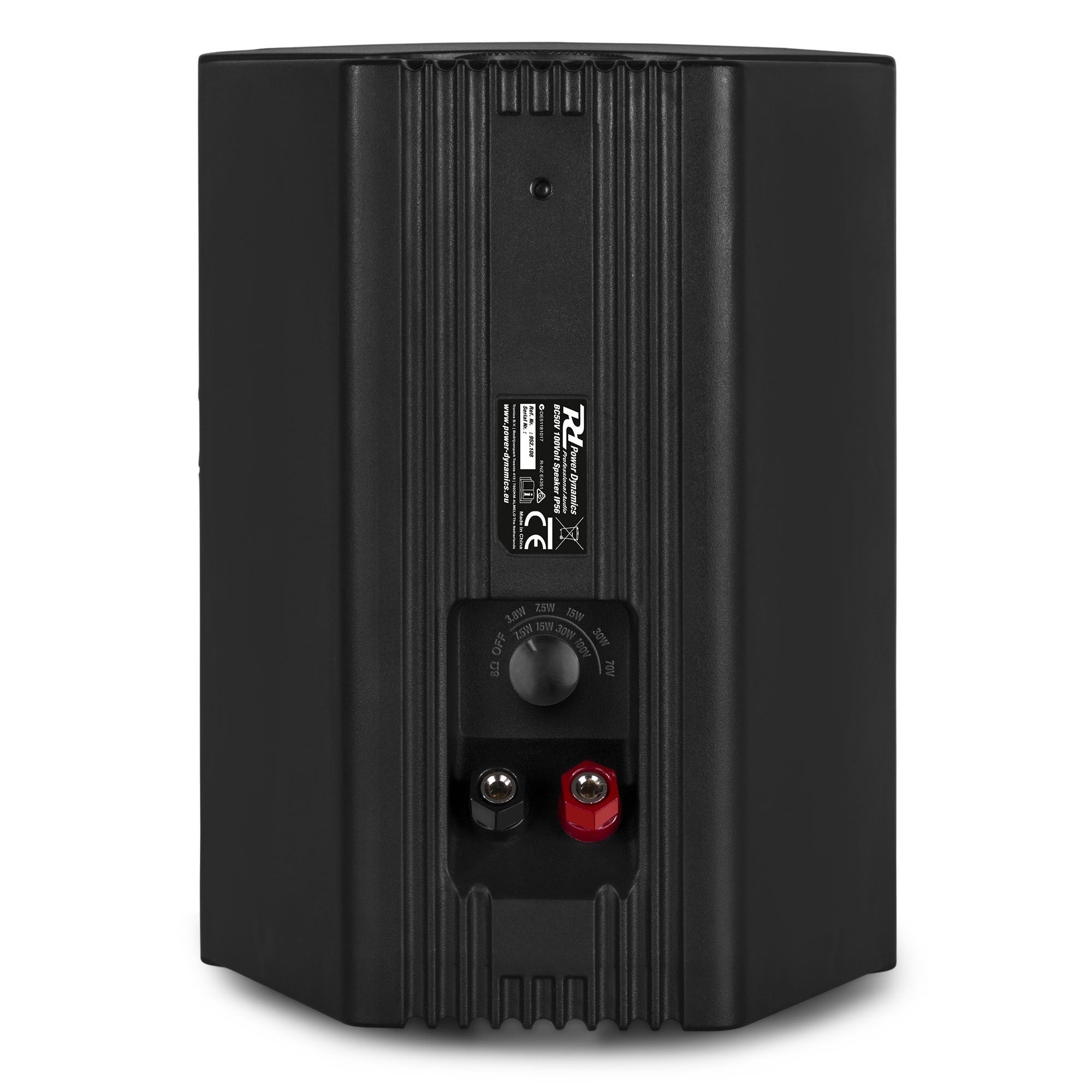 Power Dynamics BC50V - Pareja de altavoces Negro 100V 8 Ohm 5,25" 120W - IPX5 - Tempo Shop