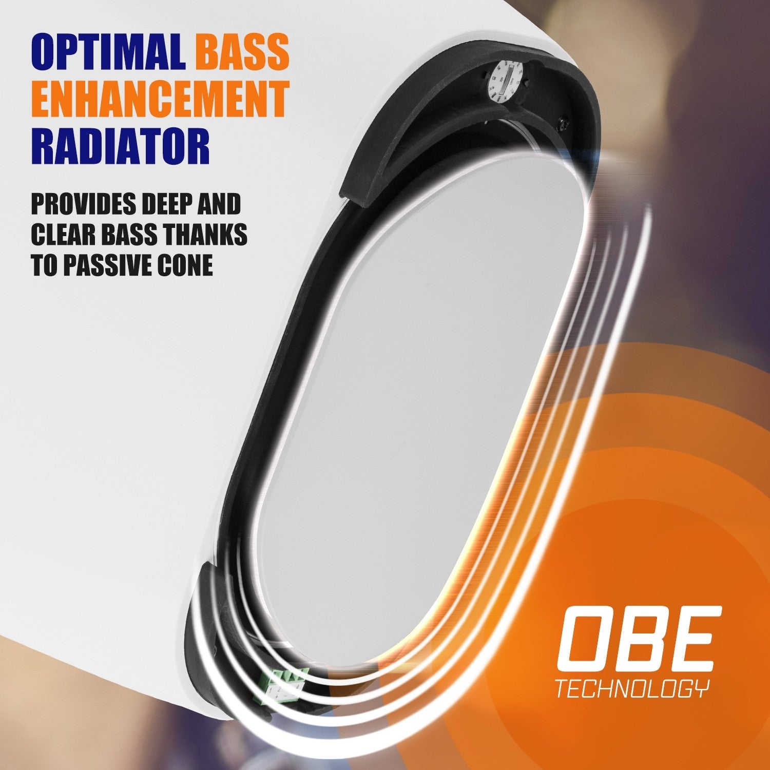 Power Dynamics BD65W - Altavoz de pared Interior/Exterior Blanco 150W - Tempo Shop