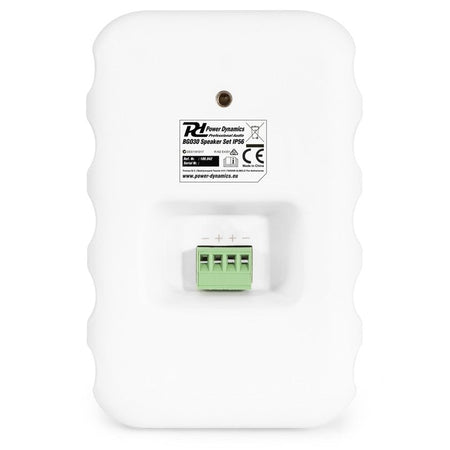Power Dynamics BG030 - Conjunto altavoces Interior/Exterior 3" 60W Blanco - Tempo Shop