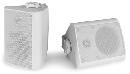 Power Dynamics BG040 - Conjunto altavoces Interior/Exterior 4" 100W Blanco - Tempo Shop