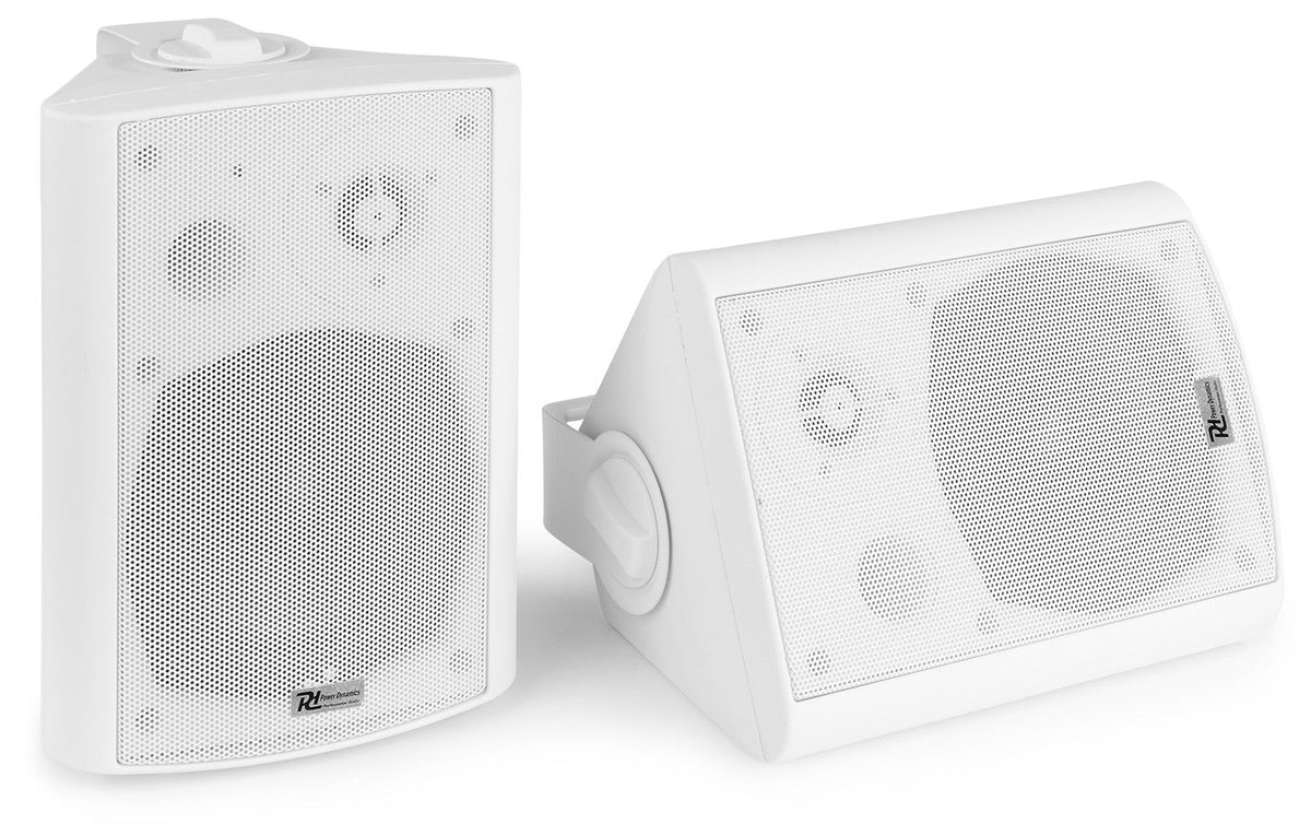 Power Dynamics BGB50 - Set de altavoces activos interior/exterior con BT 5.25” 100W Blanco - Tempo Shop