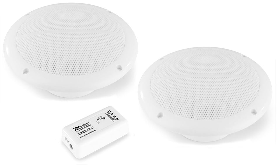 Power Dynamics BT10SET - Amplificador estéreo compacto BT con altavoces de techo 5" - Tempo Shop