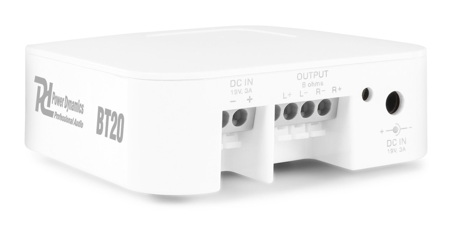 Power Dynamics BT20 - Amplificador compacto BT - Tempo Shop