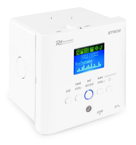 Power Dynamics BTW30SET - Sistema de audio para pared con 2 Altavoces de Techo de 15W - Tempo Shop