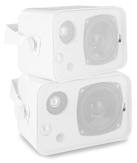 Power Dynamics BV40B - Conjunto de altavoces de ambiente Blanco 4" 100V - Tempo Shop