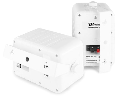 Power Dynamics BV40B - Conjunto de altavoces de ambiente Blanco 4" 100V - Tempo Shop