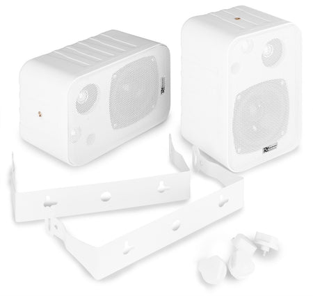 Power Dynamics BV40B - Conjunto de altavoces de ambiente Blanco 4" 100V - Tempo Shop