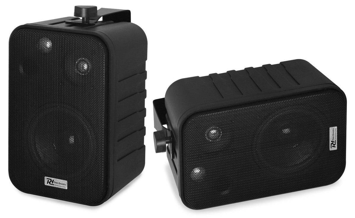 Power Dynamics BV40B - Juego de altavoces de ambiente Negro 4 "100V - Tempo Shop
