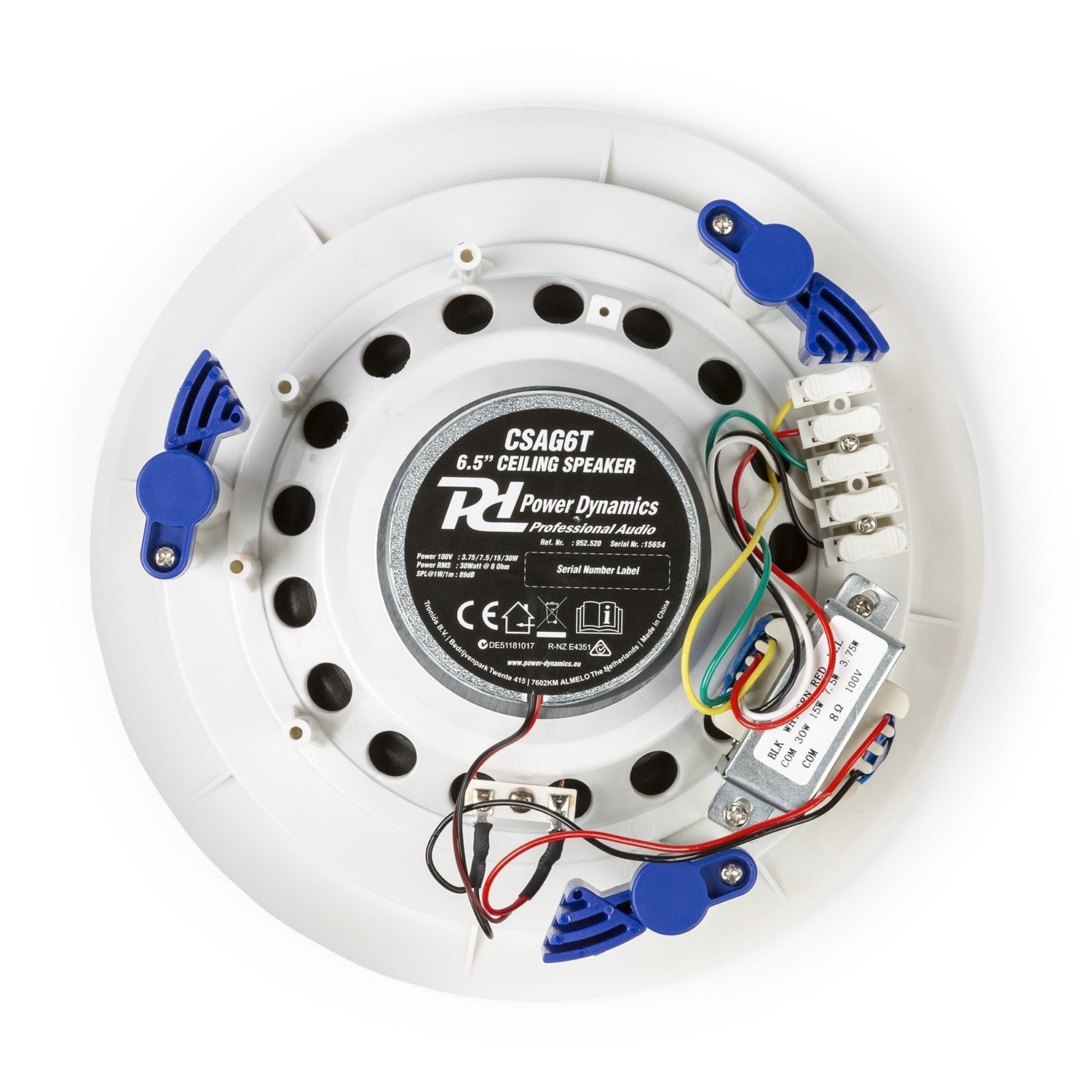 Power Dynamics CSAG6T - Altavoz de techo 100V 6.5” Alu - Tempo Shop