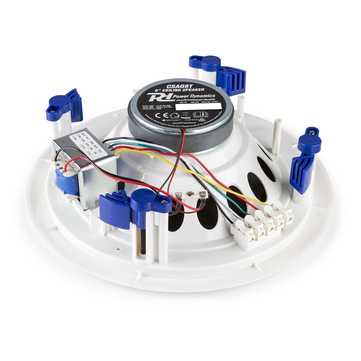 Power Dynamics CSAG8T - Altavoz de techo 100V 8” Alu - Tempo Shop