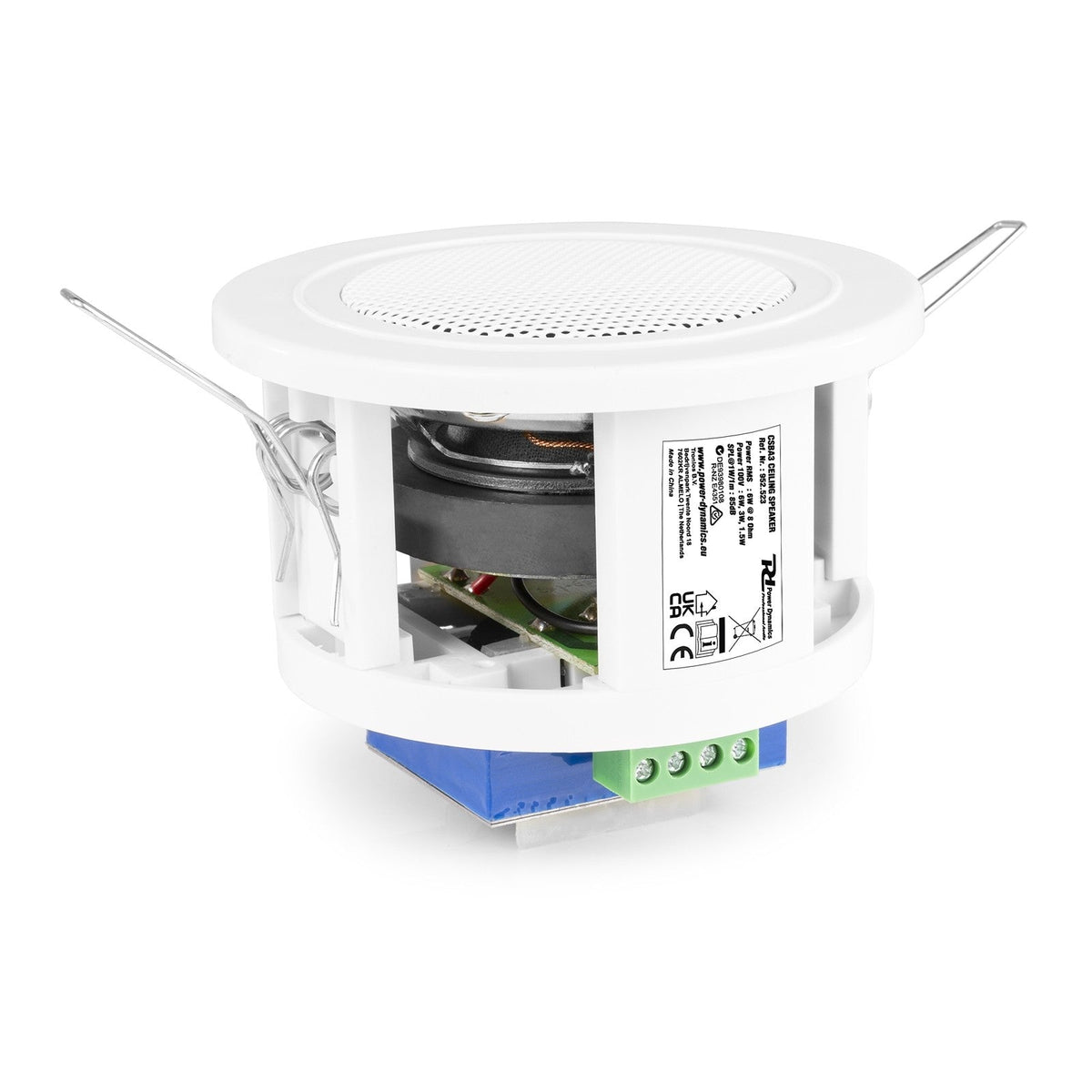 Power Dynamics CSBA3 - Altavoz compacto para techo 3" 100V - Tempo Shop
