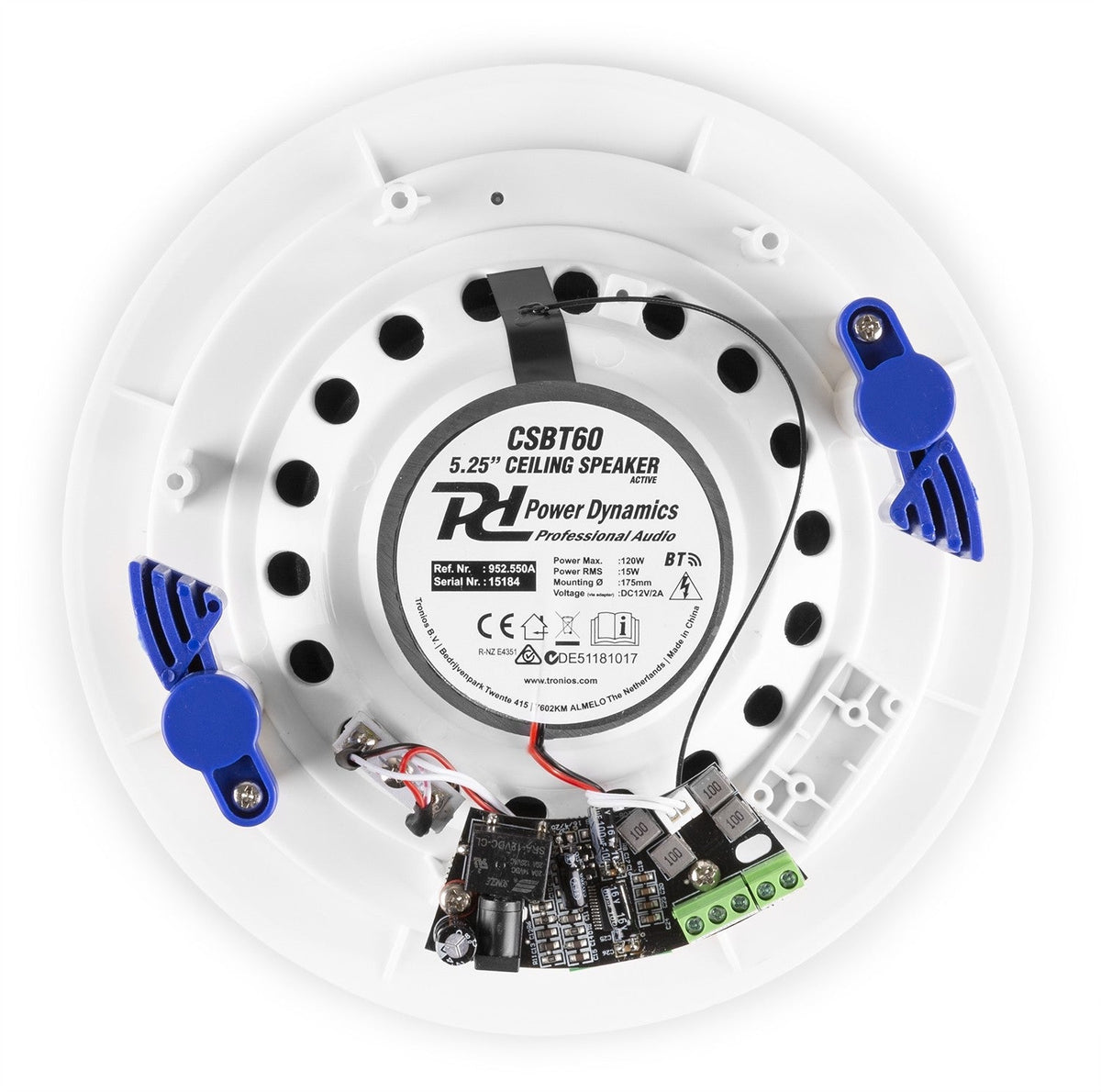 Power Dynamics CSBT60 - Conjunto activo de altavoces de techo con BT - Tempo Shop