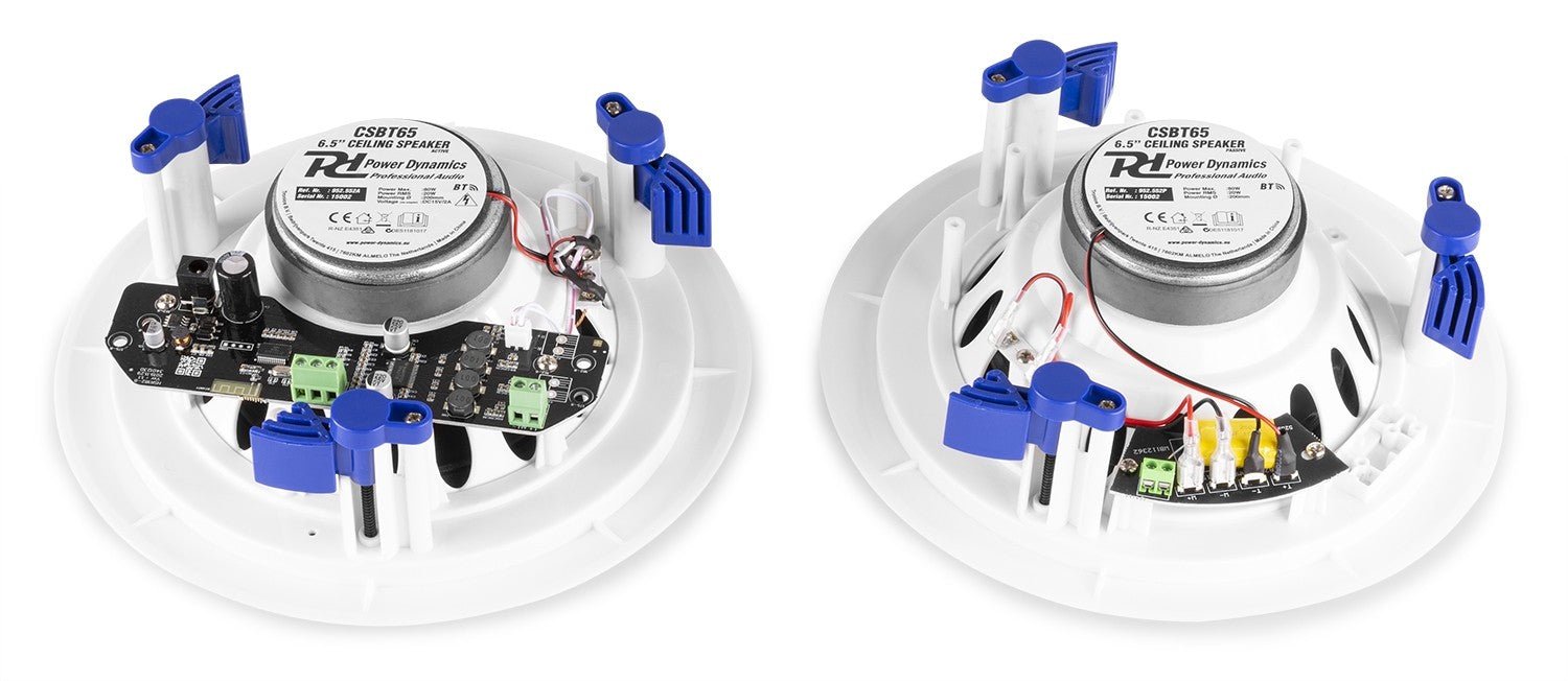 Power Dynamics CSBT65 - Conjunto activo de altavoces de techo con BT - Tempo Shop
