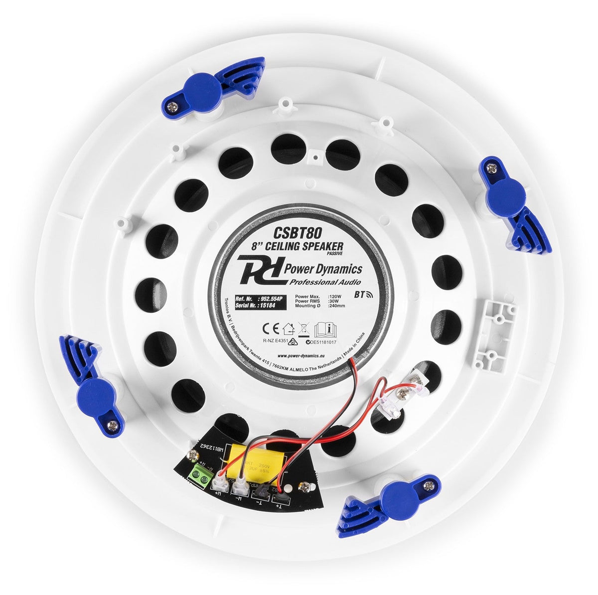 Power Dynamics CSBT80 - Conjunto activo de altavoces de techo con BT - Tempo Shop