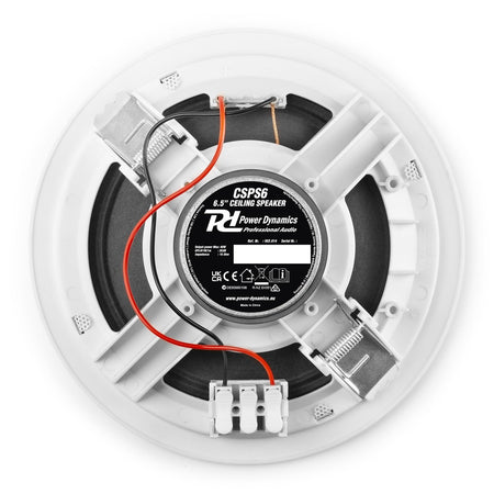 Power Dynamics CSPS6 - Altavoz de techo 16 Ohm 6.5" Basic Blanco - Tempo Shop