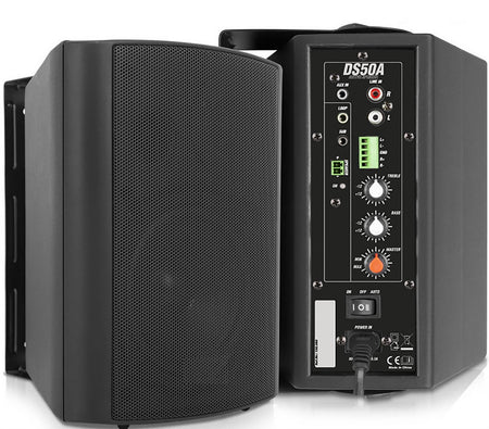 Power Dynamics DS50AB - Conjunto altavoces activo con BT 5.25” 100W Negro - Tempo Shop