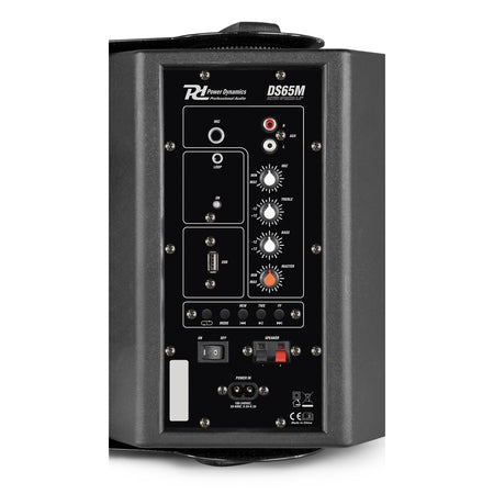 Power Dynamics DS65MB - Conjunto altavoces activo con BT 6.5” 125W Negro - Tempo Shop