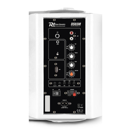 Power Dynamics DS65MW - Conjunto altavoces activo con BT 6.5” 125W Blanco - Tempo Shop