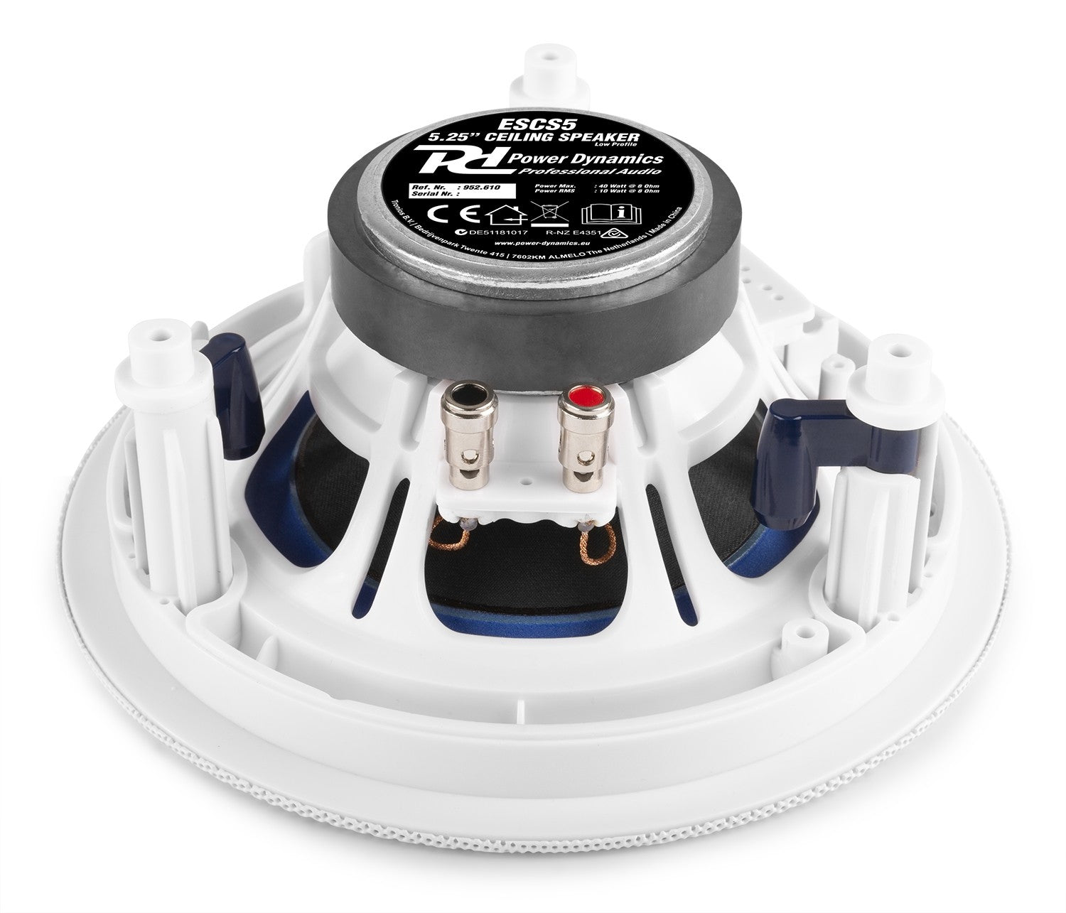 Power Dynamics ESCS5 - Conjunto altavoces de techo de bajo perfil 5,25” - Tempo Shop