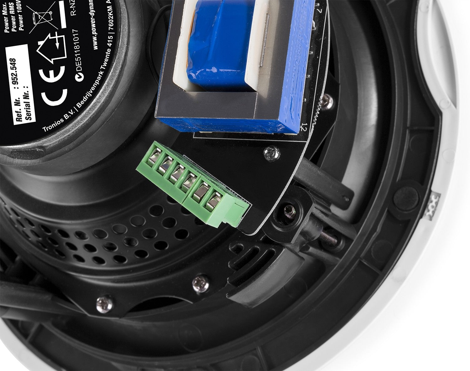 Power Dynamics FCS6 - Altavoces de techo de bajo perfil 100V 6,5" - Tempo Shop