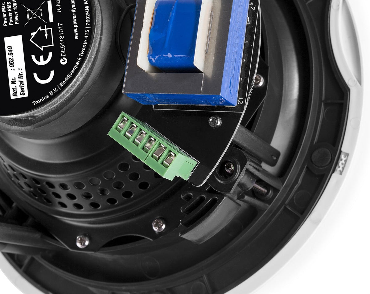 Power Dynamics FCS8 - Altavoces de techo de bajo perfil 100V 8" - Tempo Shop