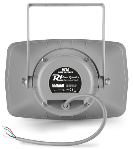 Power Dynamics HS30 - Altavoz exponencial bocina 30W 100V - IPX6 - Tempo Shop