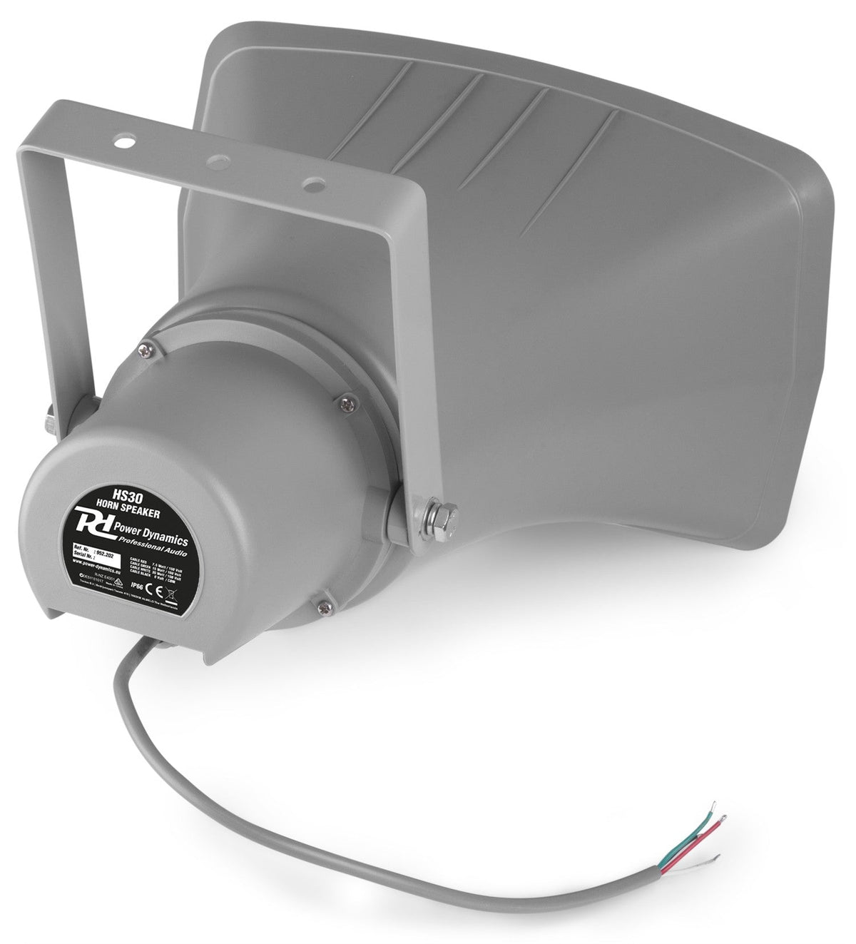 Power Dynamics HS30 - Altavoz exponencial bocina 30W 100V - IPX6 - Tempo Shop