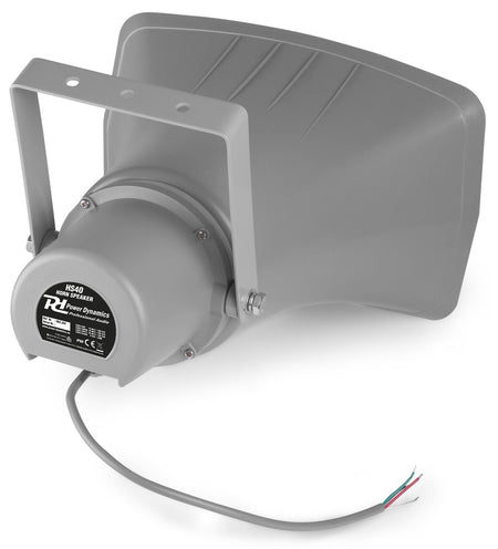 Power Dynamics HS40 - Altavoz exponencial bocina 40W 100V - IPX6 - Tempo Shop