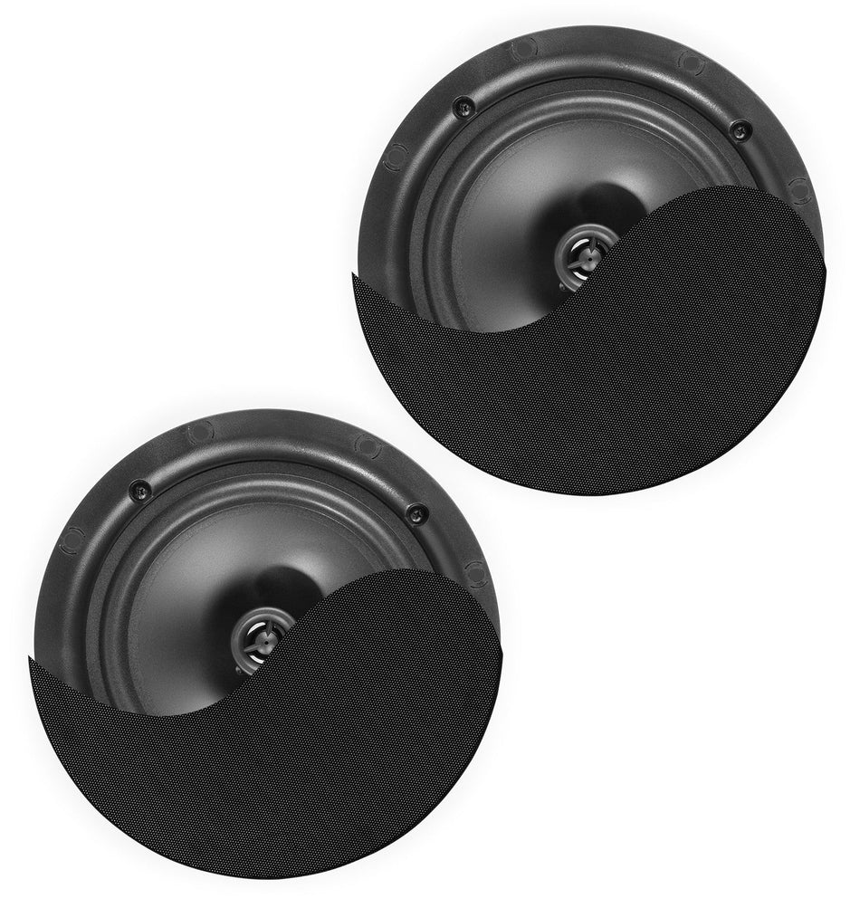 Power Dynamics NCBT8B - Conjunto altavoces de techo de bajo perfil amplificados BT 8" Negro - Tempo Shop