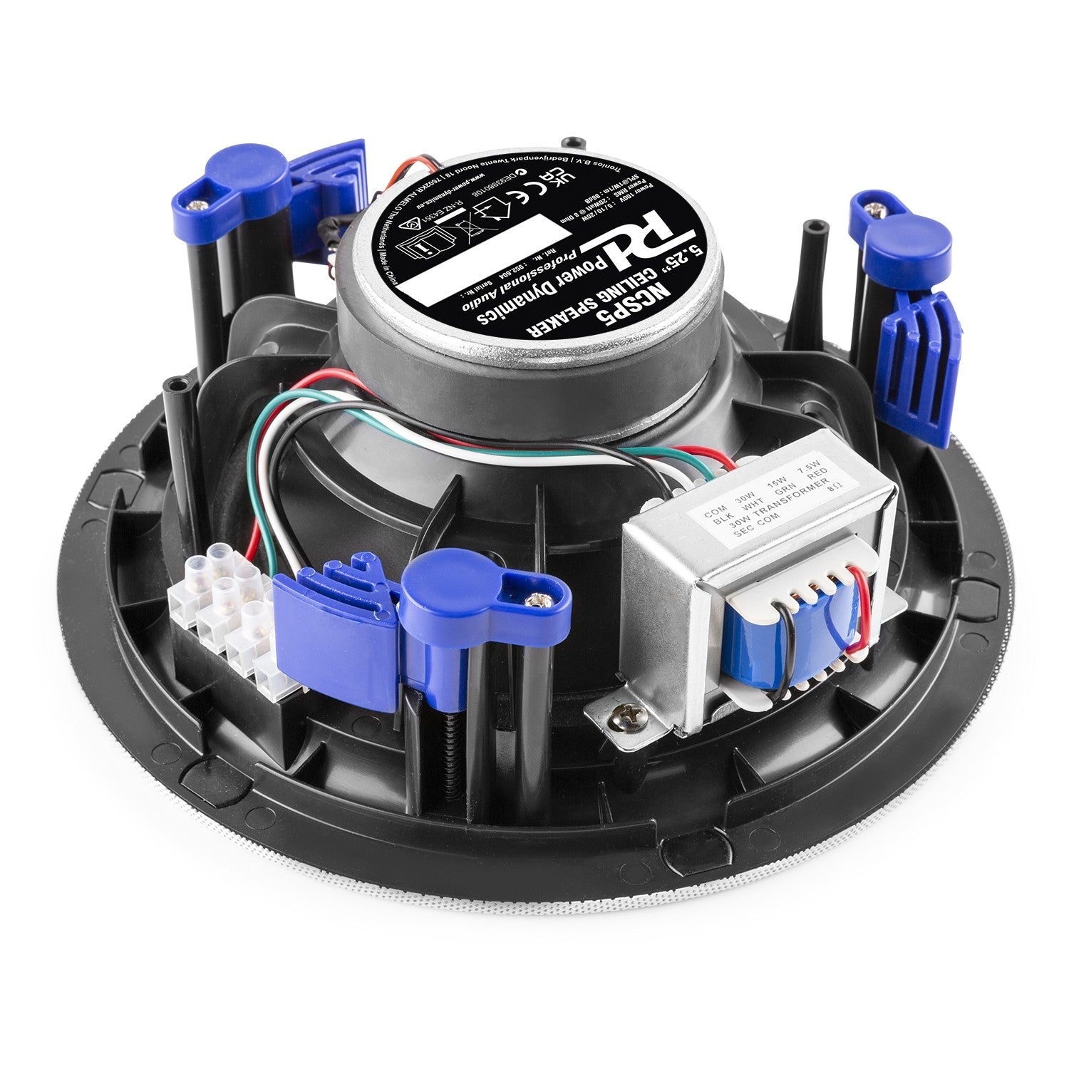 Power Dynamics NCSP5 - Altavoz de techo de bajo perfil 100V 5.25" Blanco - Tempo Shop